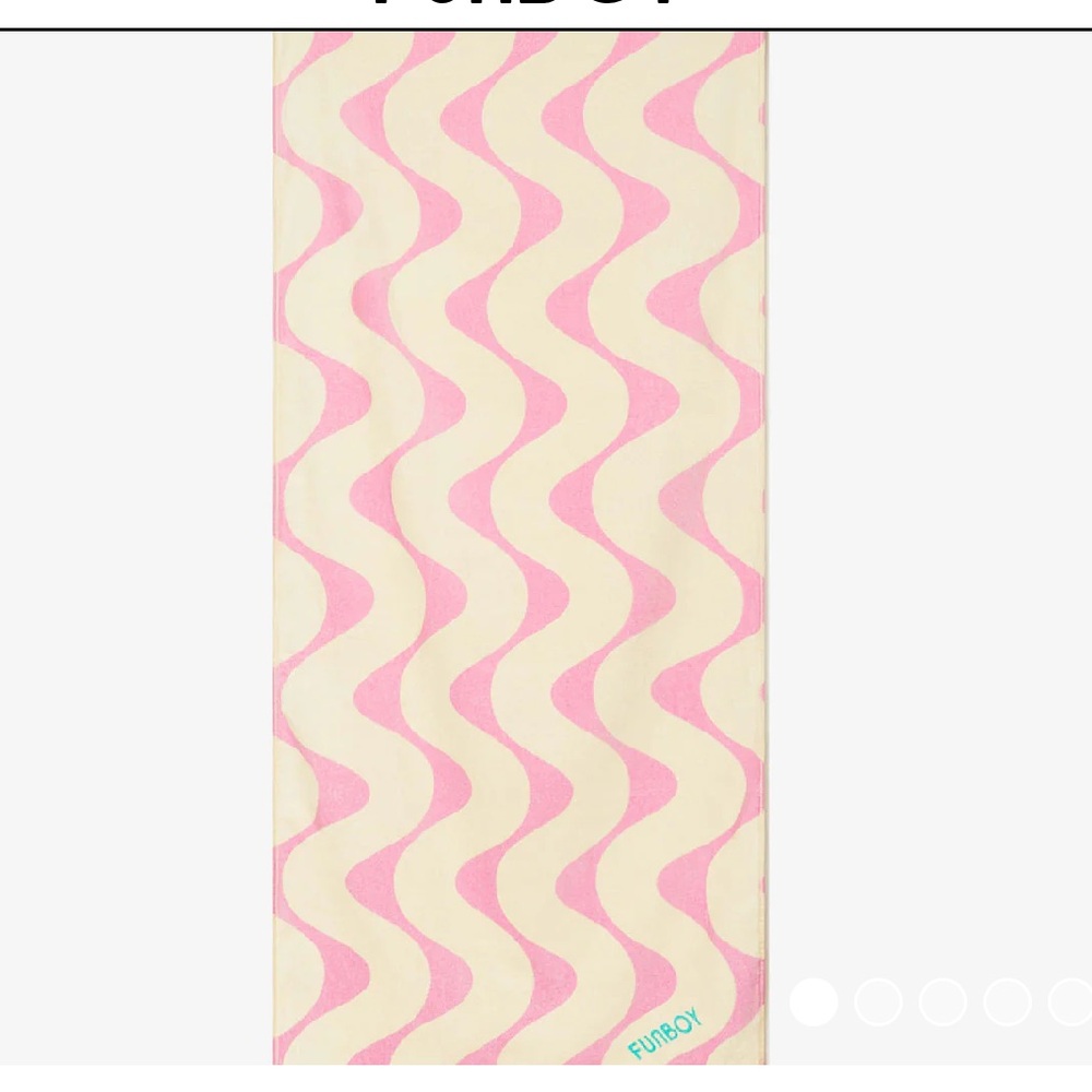 Funboy wavy striped beach towel